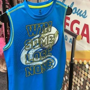 Energy Zone Blue Graphic Tank Top
